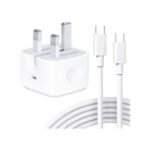 iPhone 15 Pro Max 35W USB-C Power Adapter Charger with USB-C to C Cable