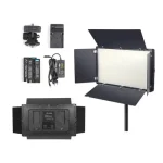 Professional LED 800 Light Kit Pro with Dual Battery and Stand